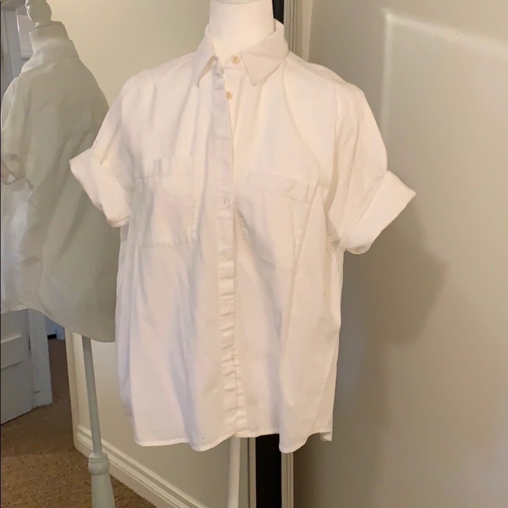 Simple white blouse